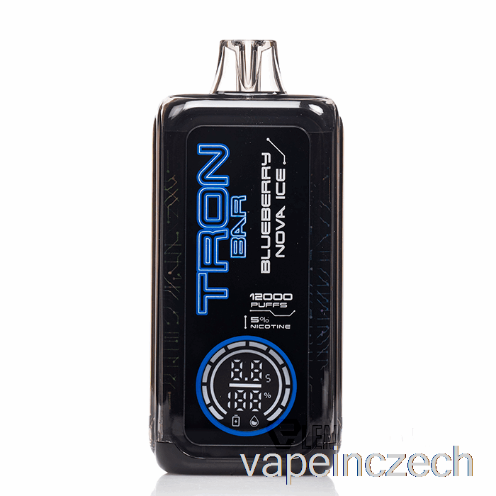 Tron Bar 12k Jednorázové Borůvkové Nova Ice Vape Pero